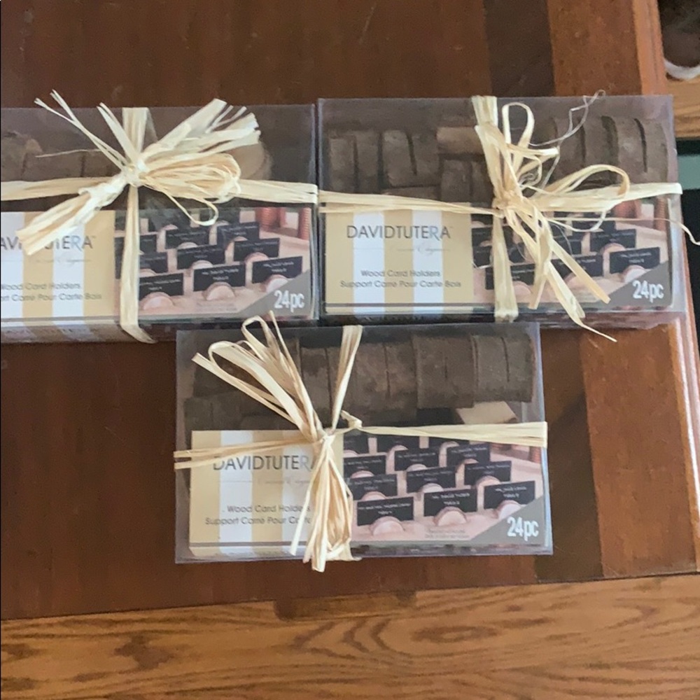 96 Wooden Card Holders
